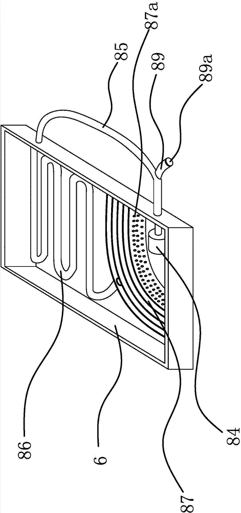 Water squeezing and stretching machine in improved structure