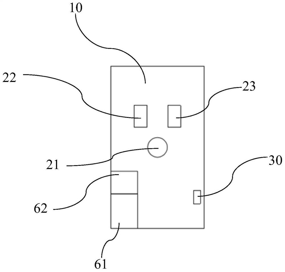 Opening structure and opening method of artificial intelligence entrance guard