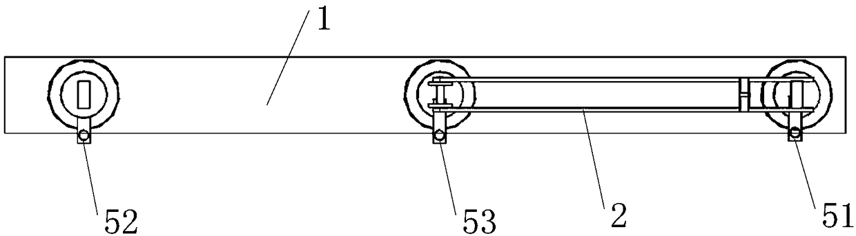 Isolation switch and electric pole assembly