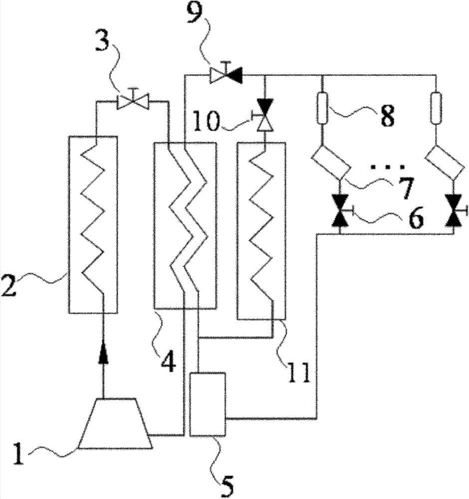 Air-cooling type machine room air-conditioning system