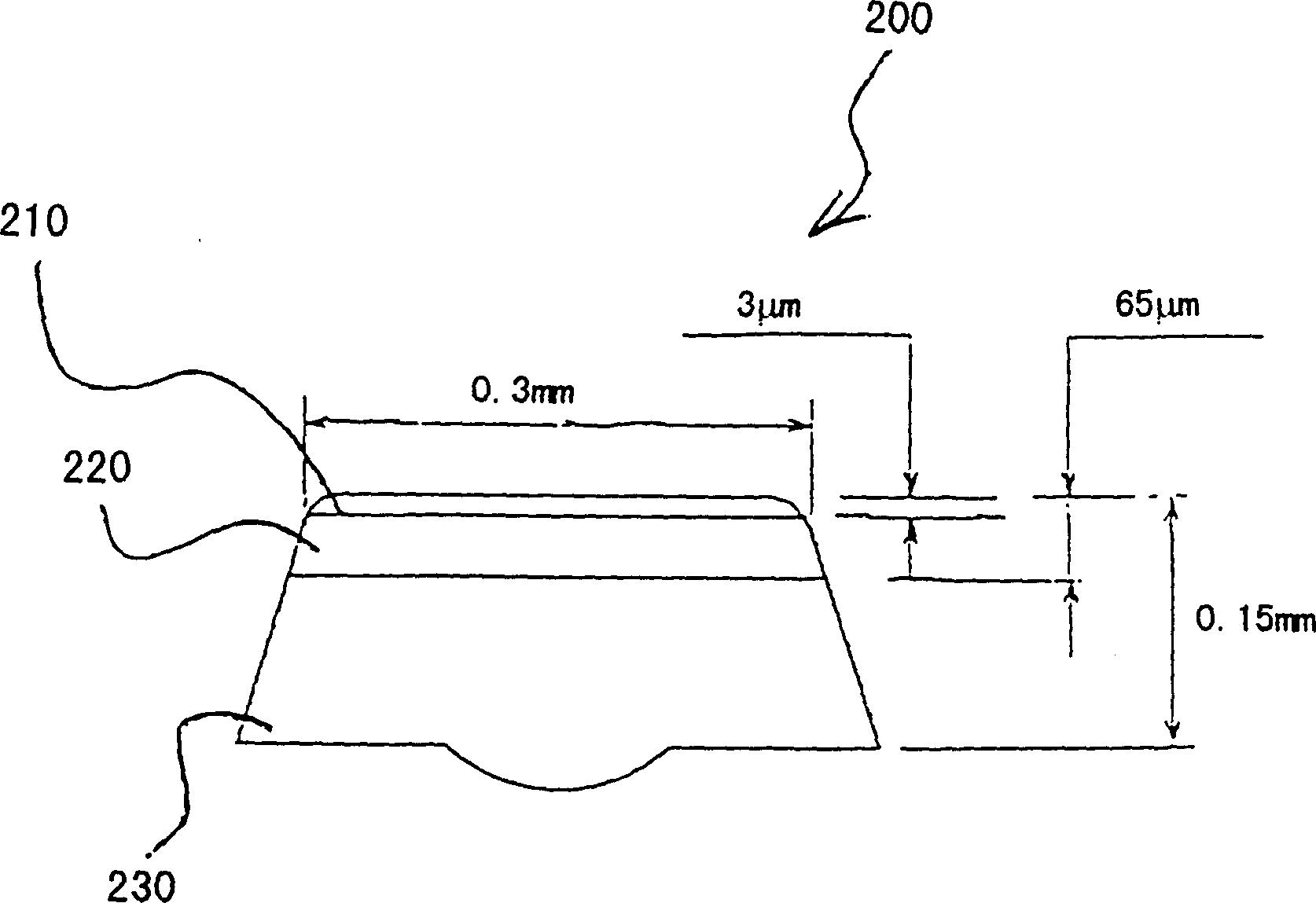 Improved electric contact structure, and relay and switch using same