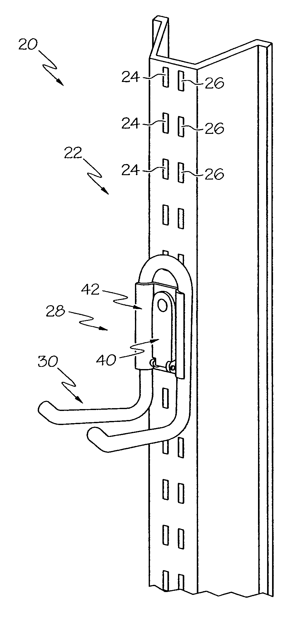 Storage systems having storage accessory with locking tab