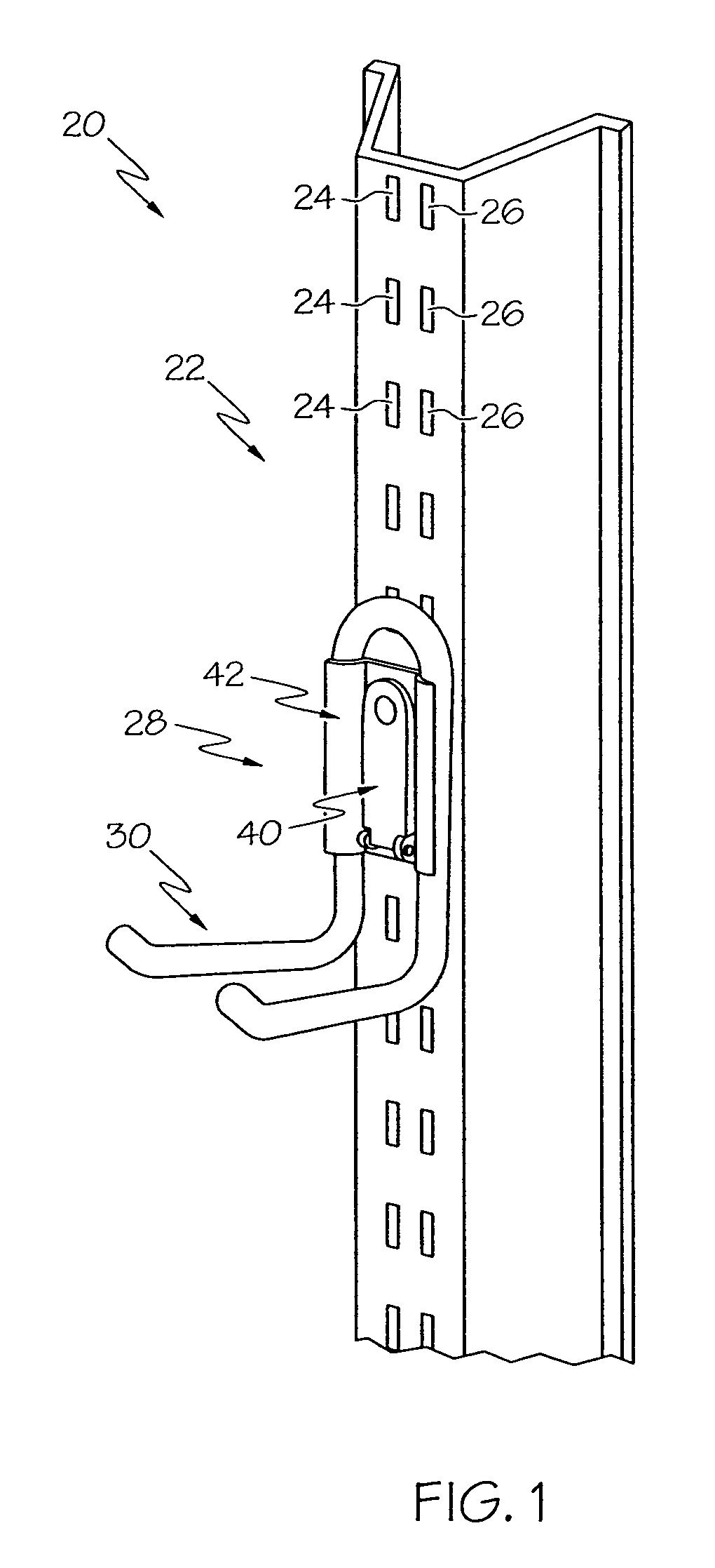 Storage systems having storage accessory with locking tab