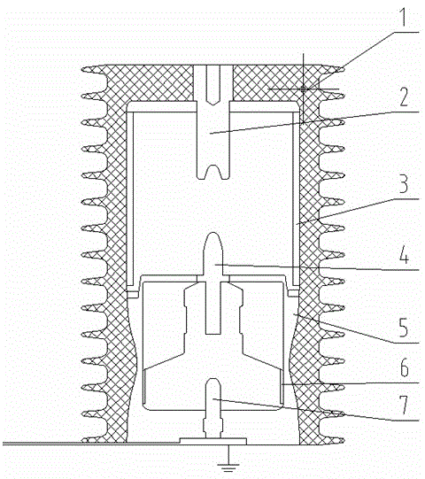 Vacuum arc-extinguishing chamber