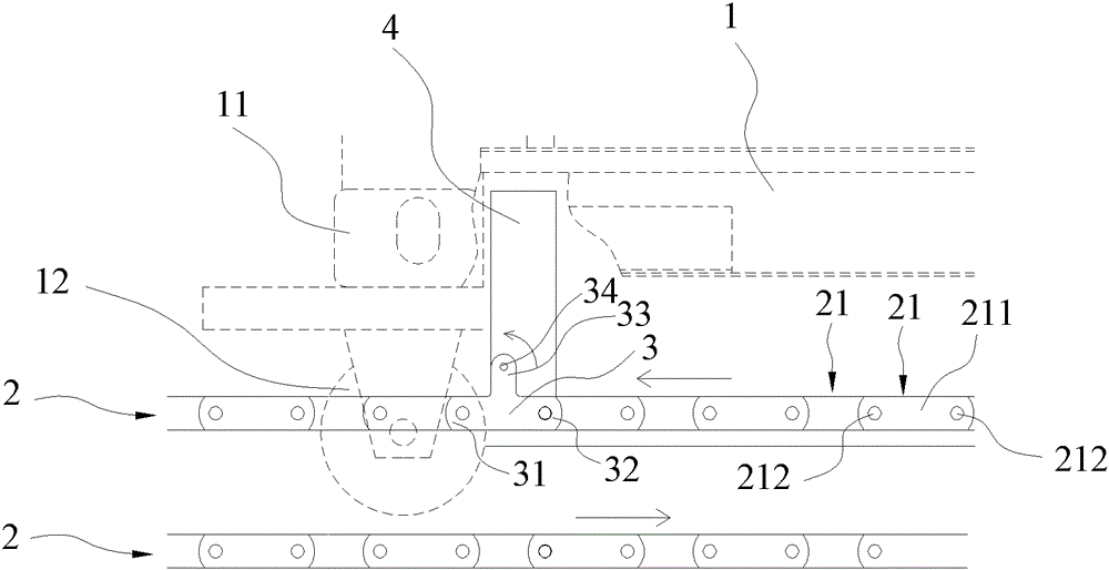 Container transportation method and system for container production line