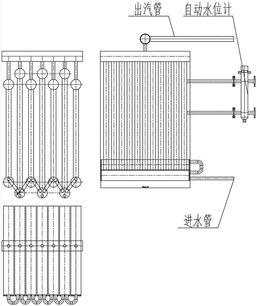 Novel biomass gasification steam generator