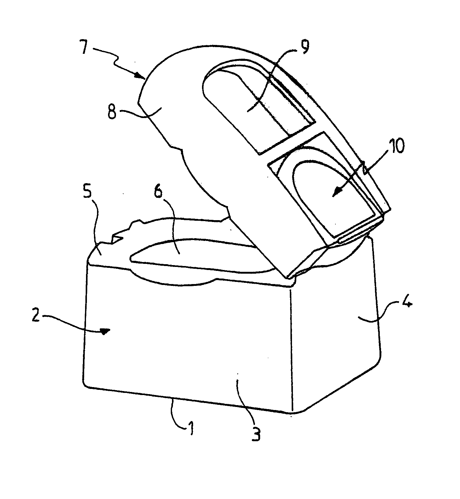 Cooking appliance with lid separable from the filtering device