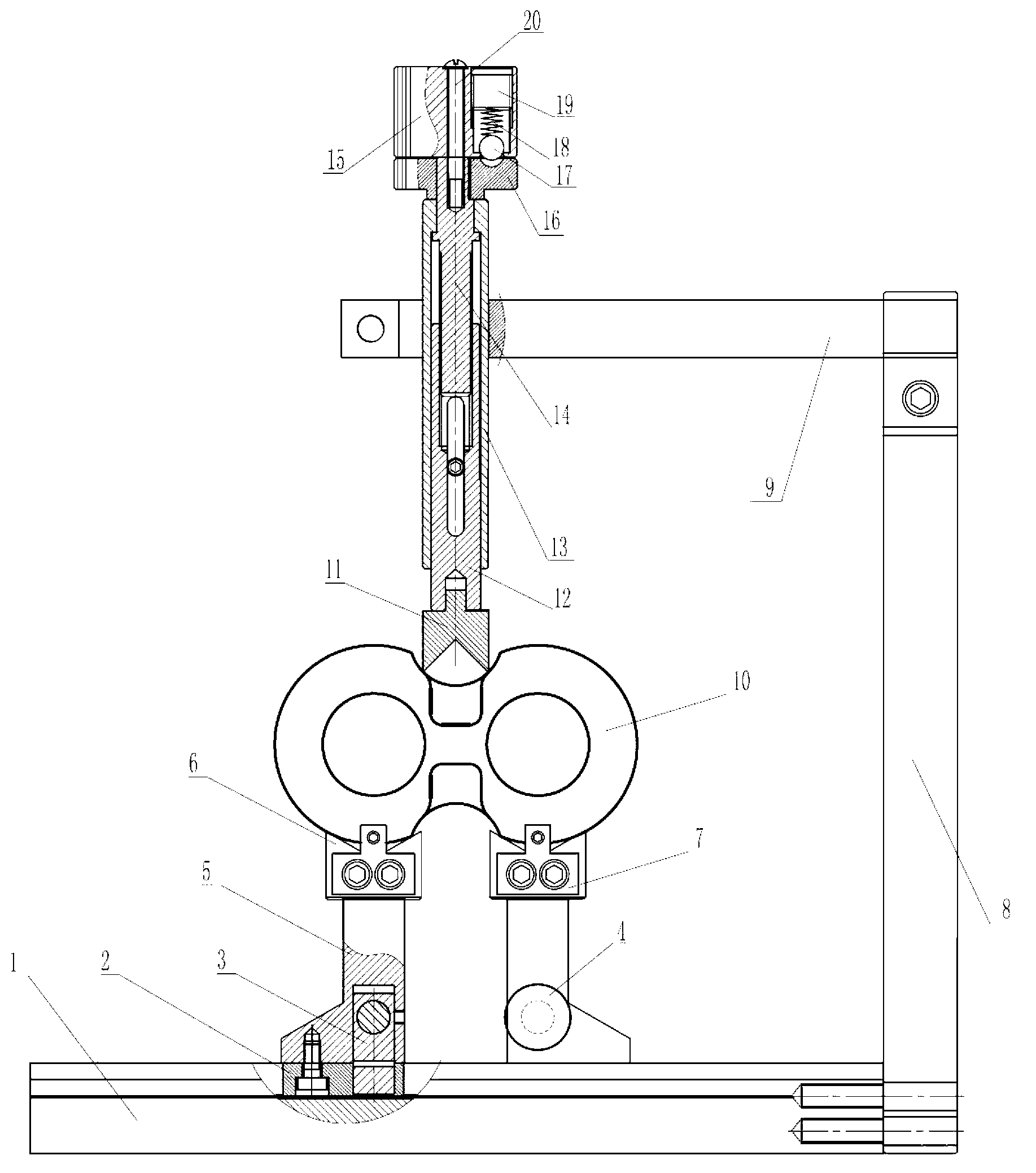 General three-coordinate tool for measuring side plate product