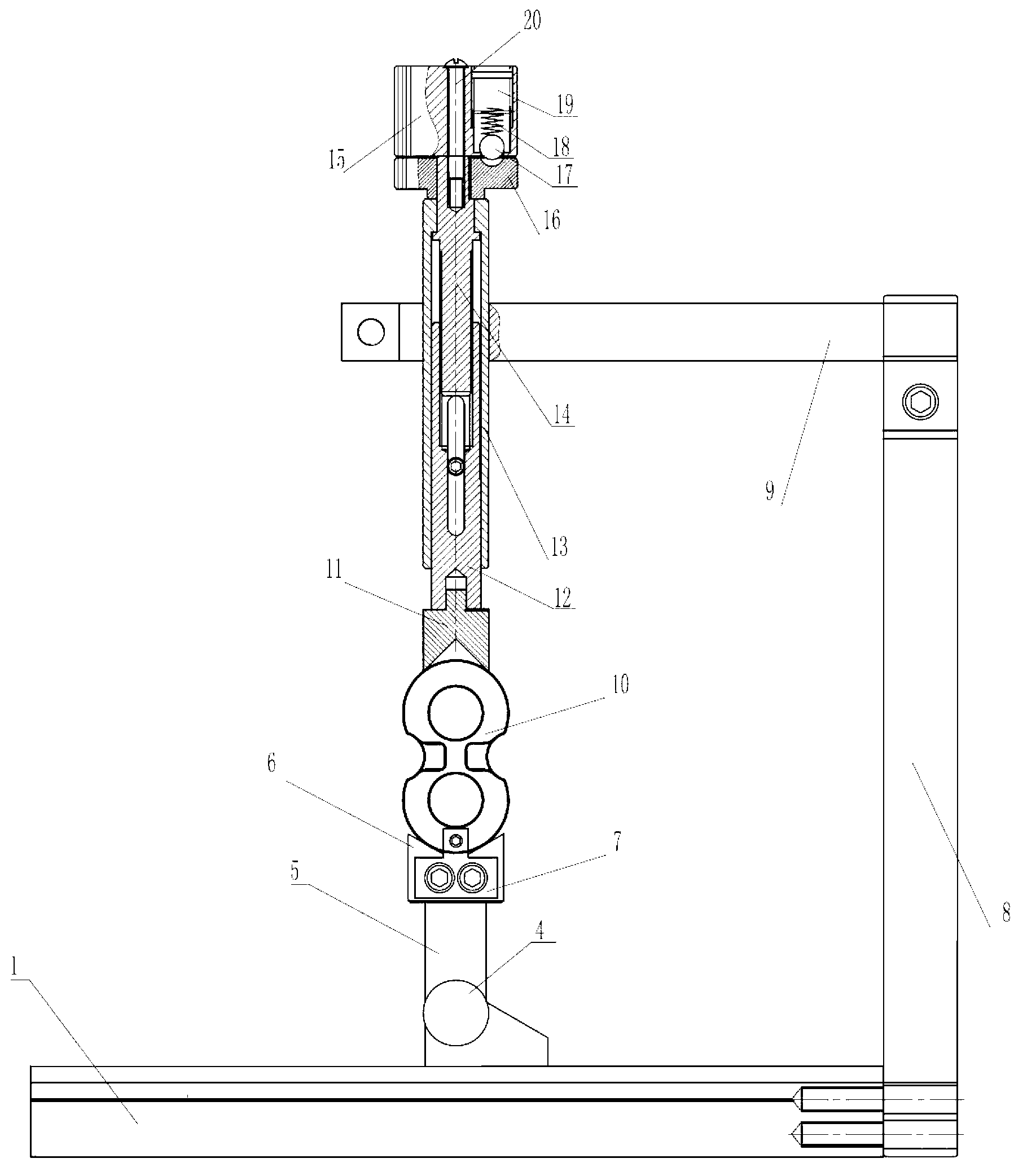 General three-coordinate tool for measuring side plate product