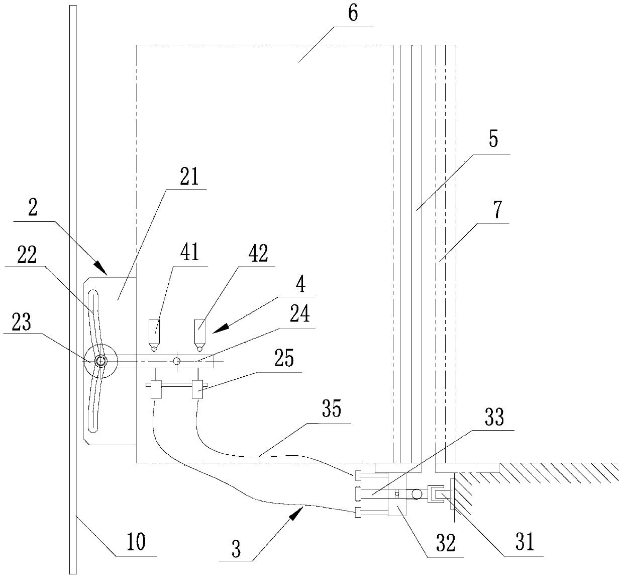 Safety protection device for preventing lift accidents