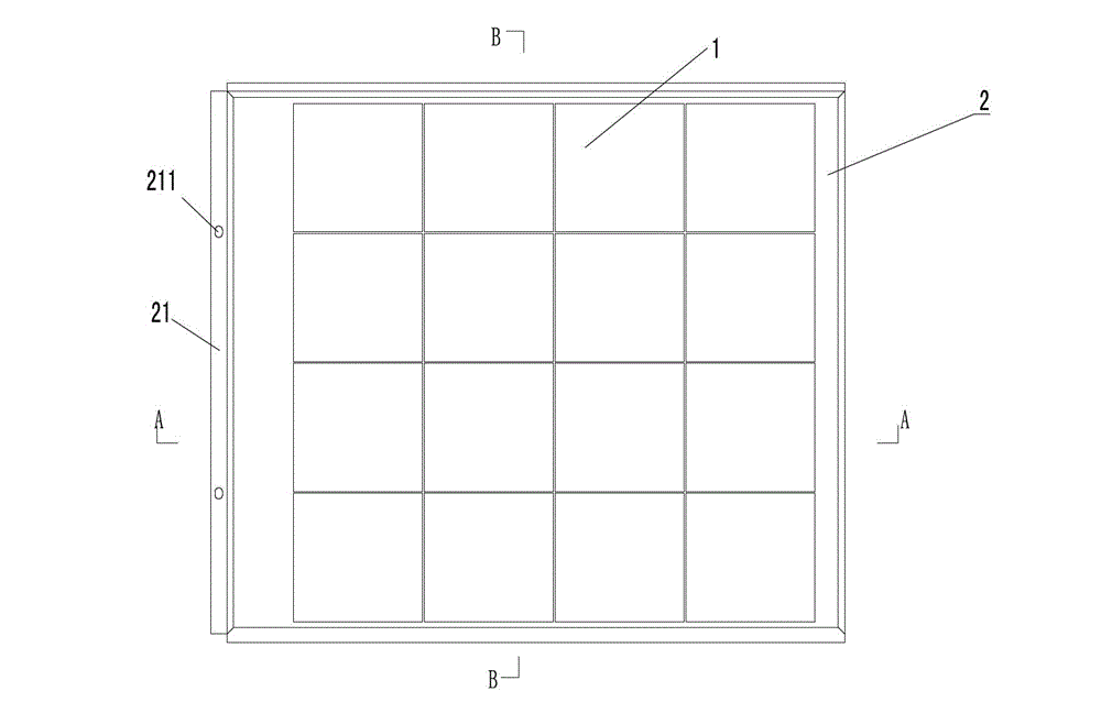 Tile type photovoltaic module