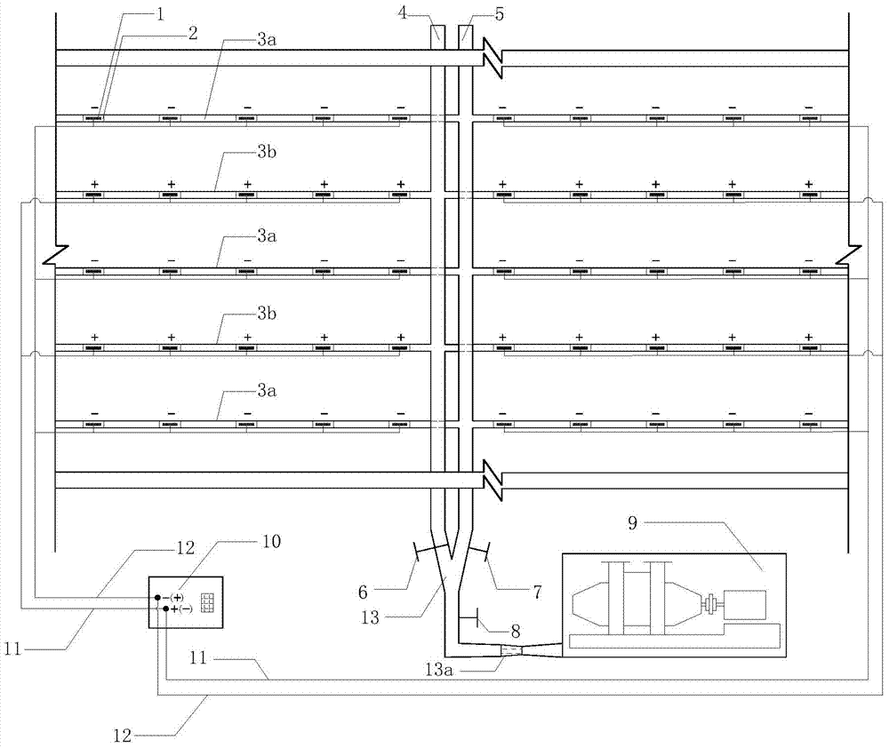 Method and device for accelerating supersoft soil consolidation by double-channel variable pole vacuum electroosmosis