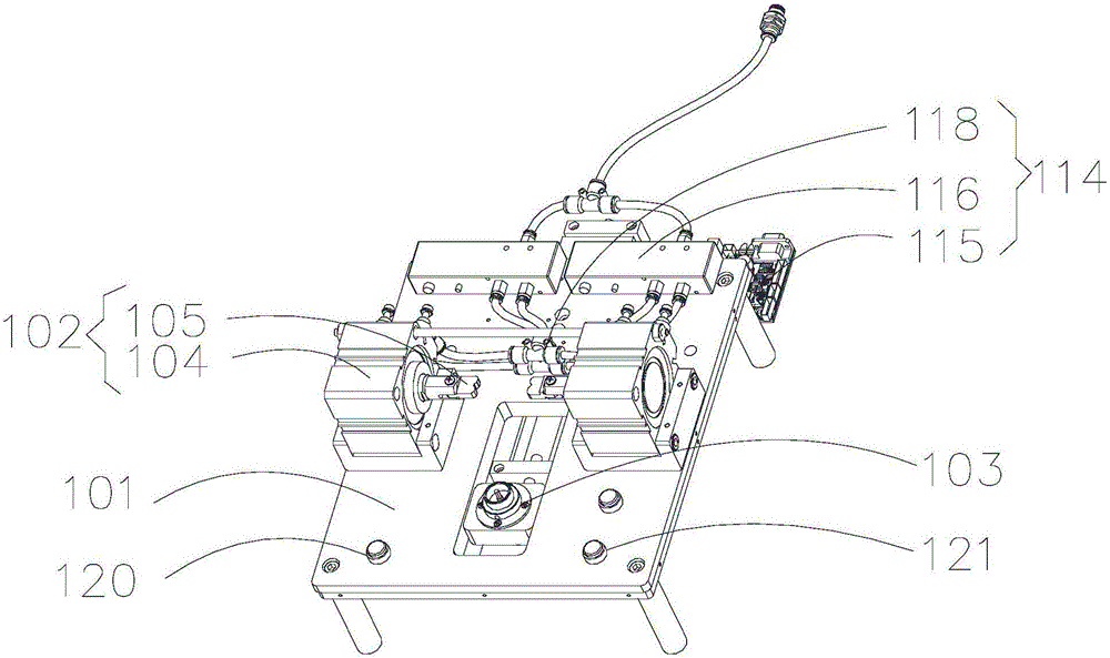 Assembly device for rotational connection