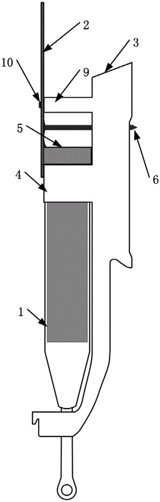 Jacquard electronic needle block for integrated warp knitting machine