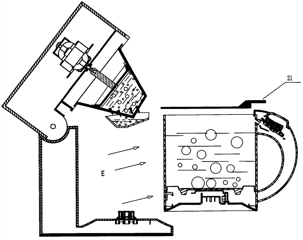 Multifunctional rotarily-brewing kettle