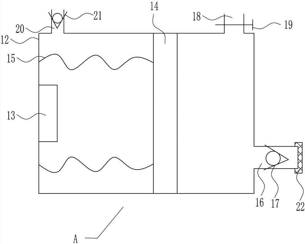 Extracting device for water bodies with different depths and production and use methods of extracting device