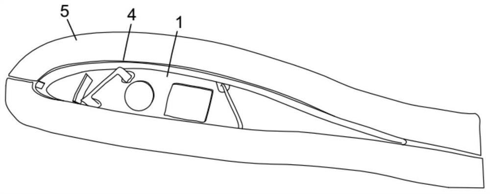 Installation tool for airplane thin-wall component, tool manufacturing method and application method