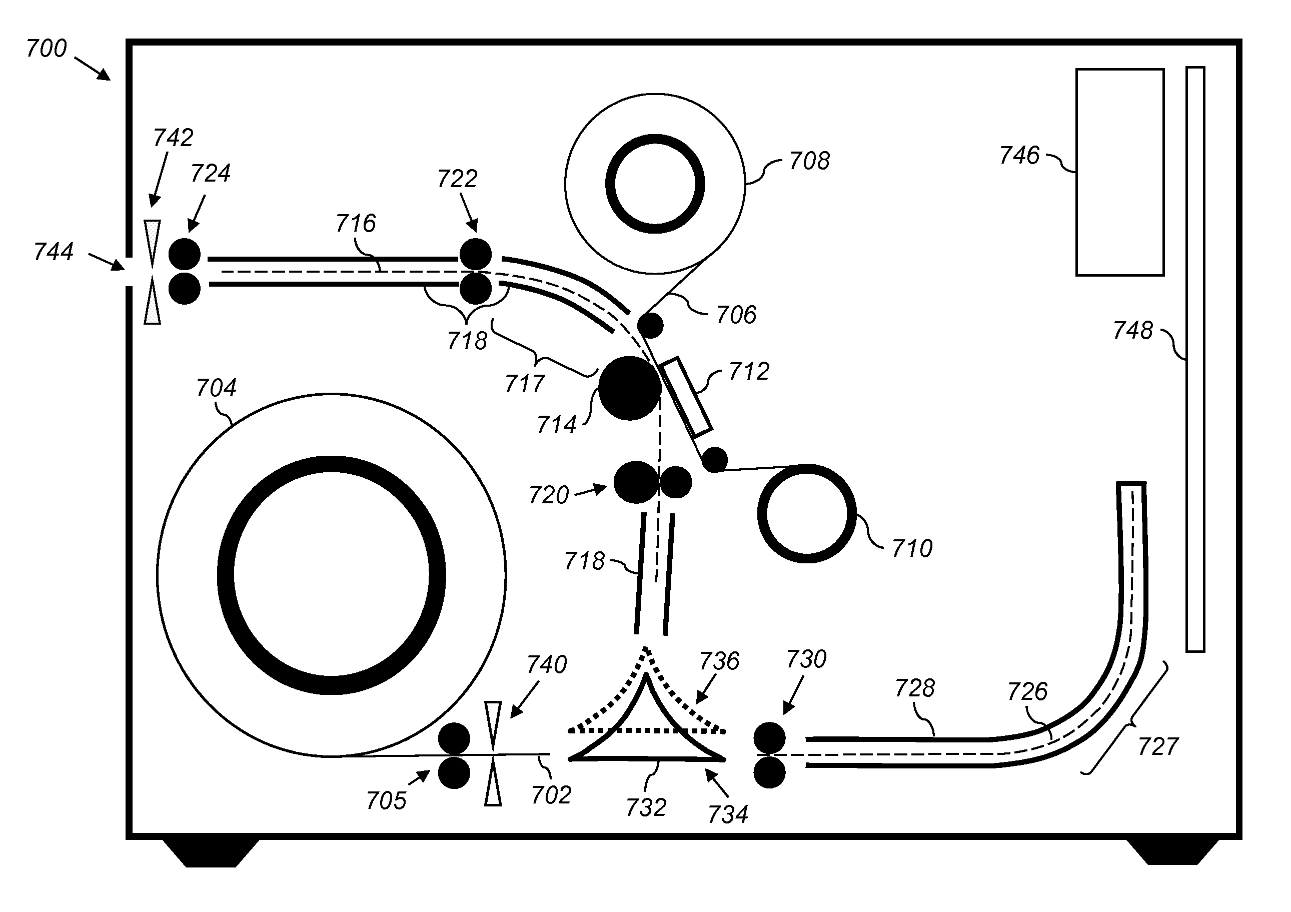 Roll-fed duplex thermal printing system