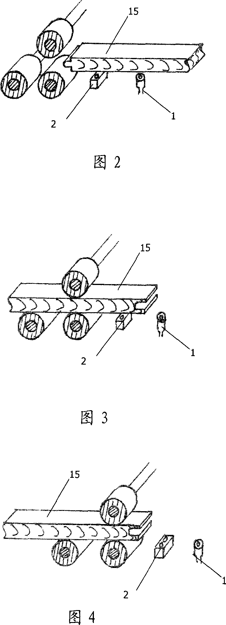 Manufacturing technique method of sheet material covering film and laminating machine thereof