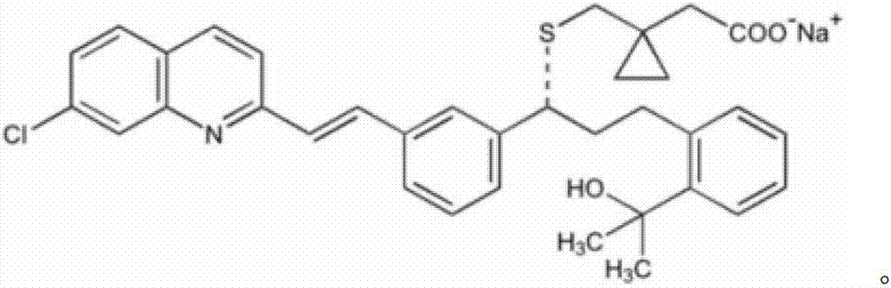 A kind of solid oral preparation containing montelukast sodium and preparation method thereof