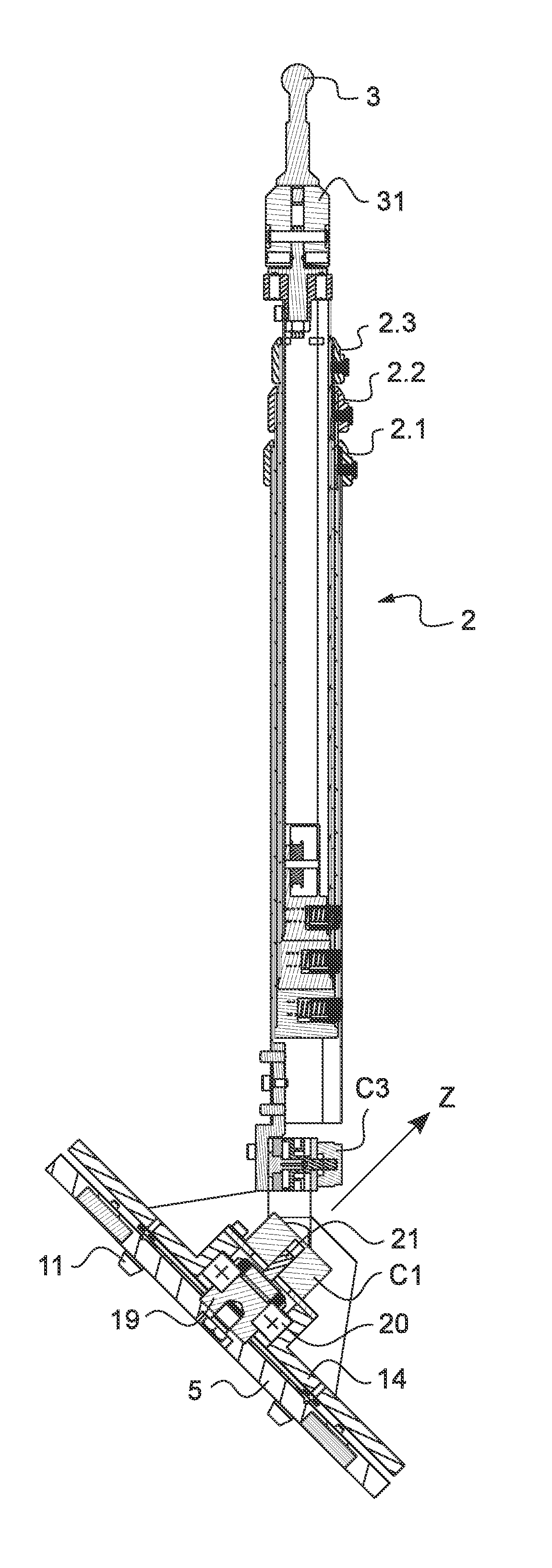 Three-dimensional measurement device