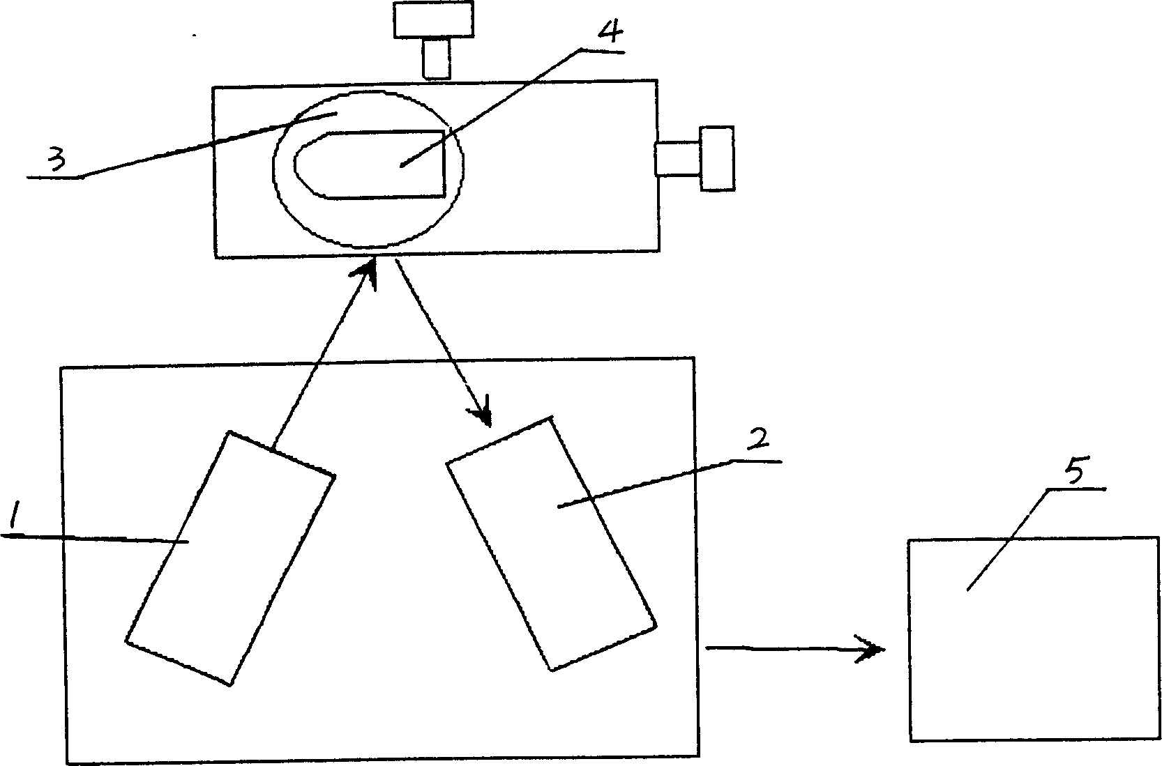 Method and special apparatus for three-D micro image forming of metal surface scatch