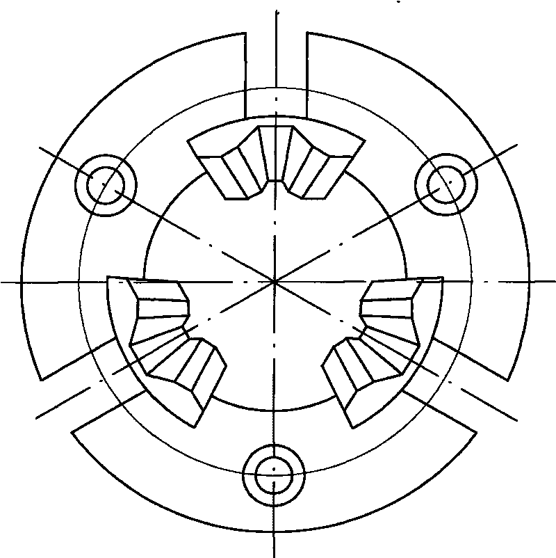 Bevel positioning lathe fixture for precision forging bevel gear