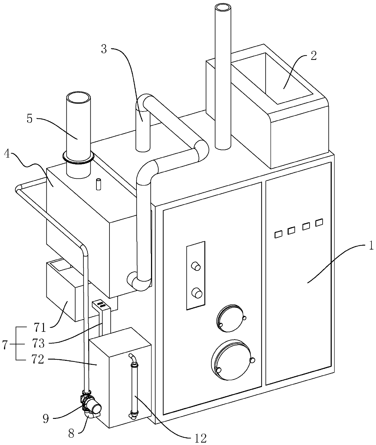 Biomass steam generator