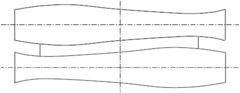 Adjustment method of six-roll cold rolling mill and six-roll cold rolling mill