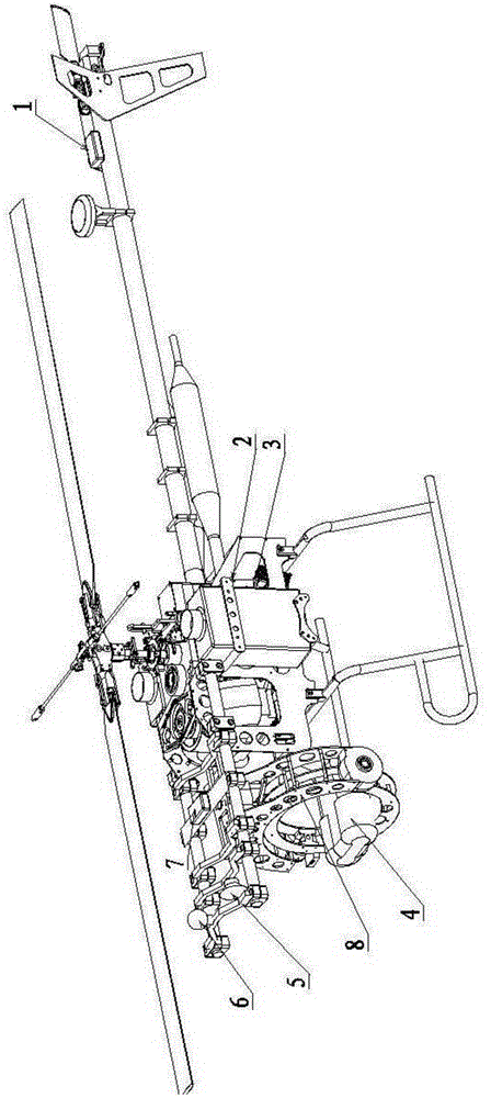 Intelligent combined bird repelling system and intelligent combined bird repelling method based on unmanned helicopter