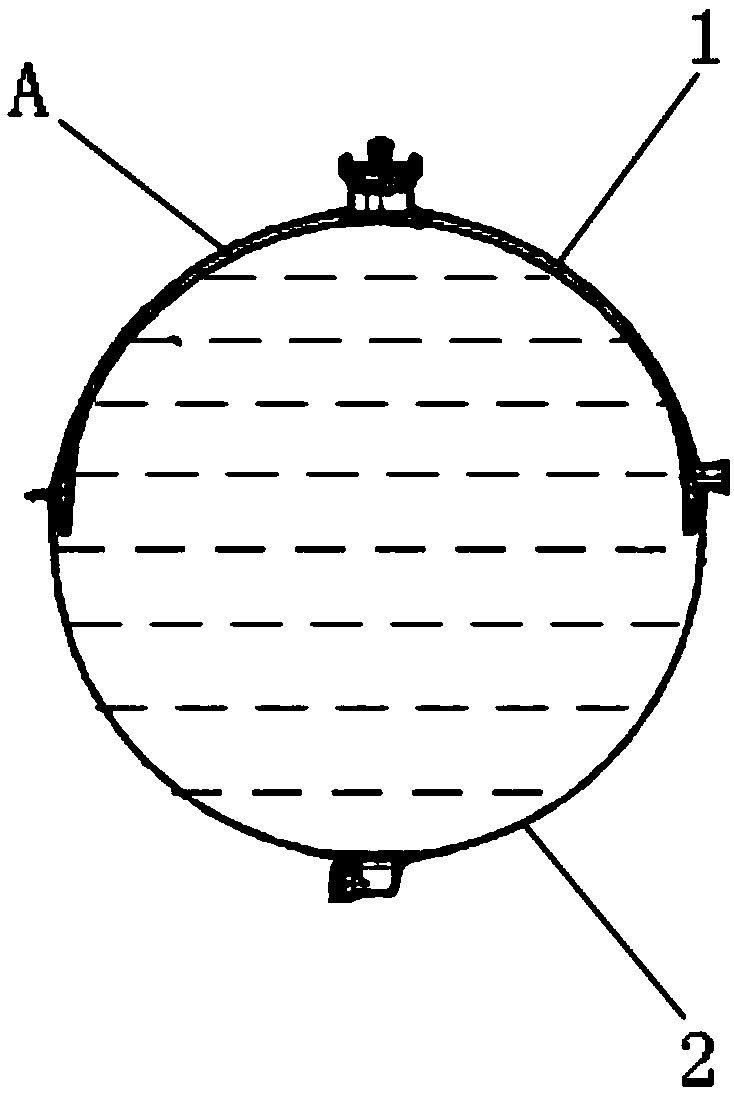 Spacecraft propellant metallic diaphragm storage tank fatigue life reliability calculating method