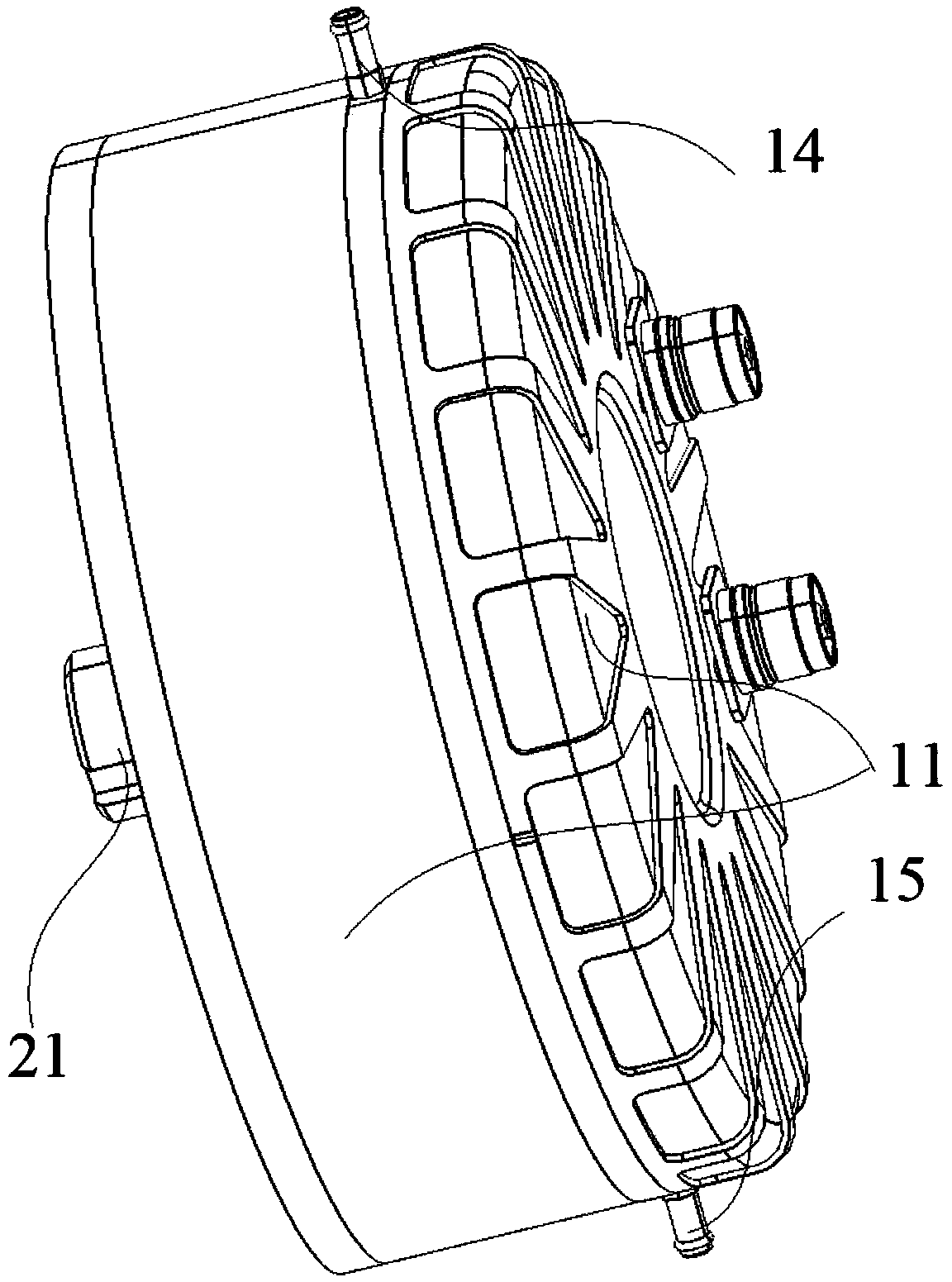 Motor and controller integrated system