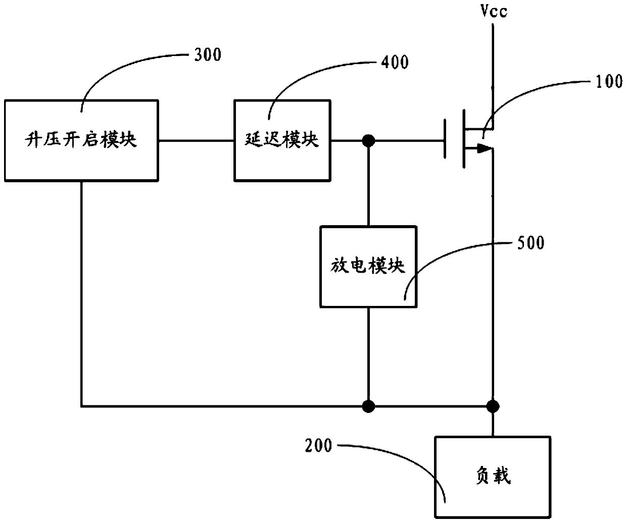 A drive circuit for nmos switching tube