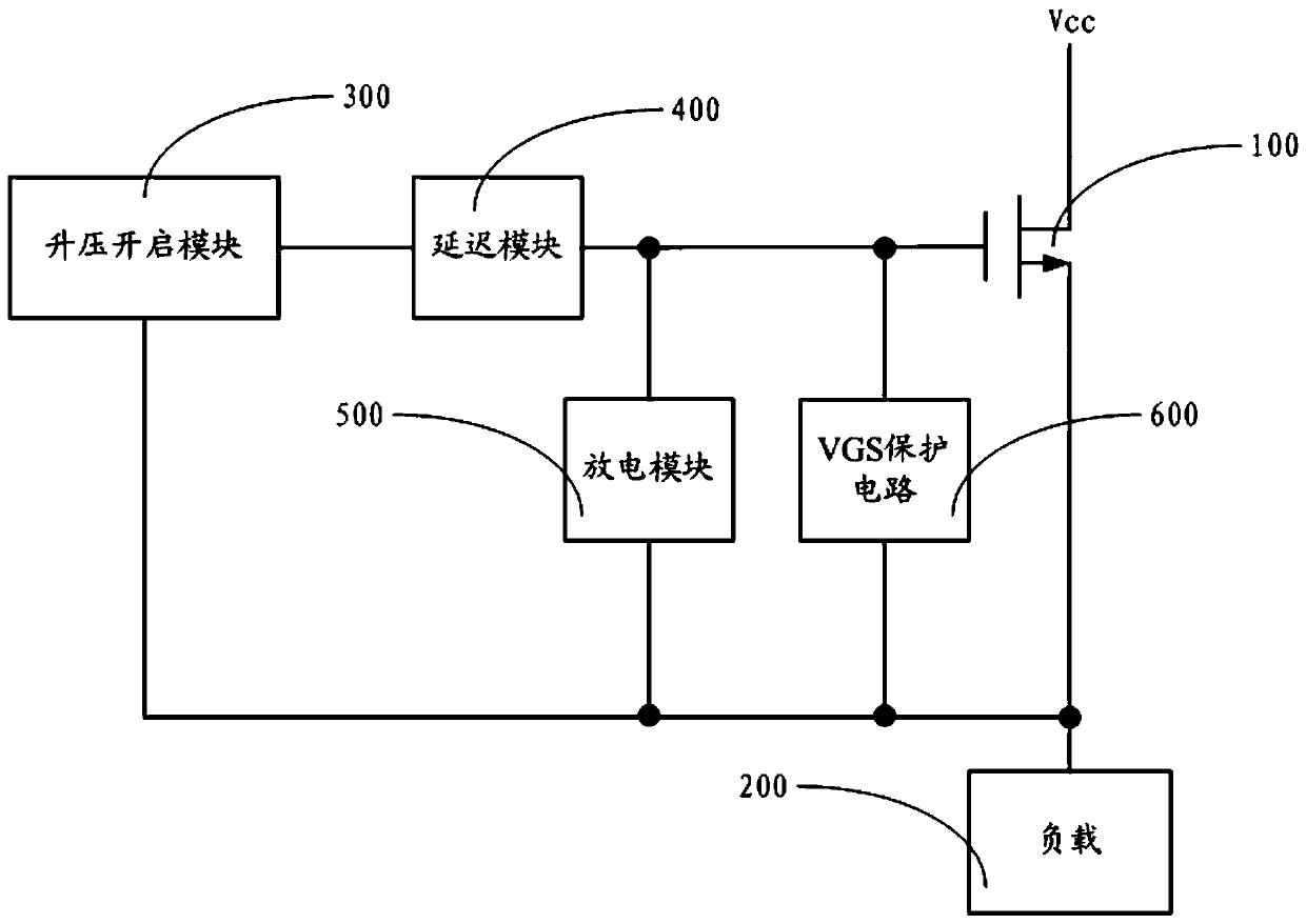 A drive circuit for nmos switching tube