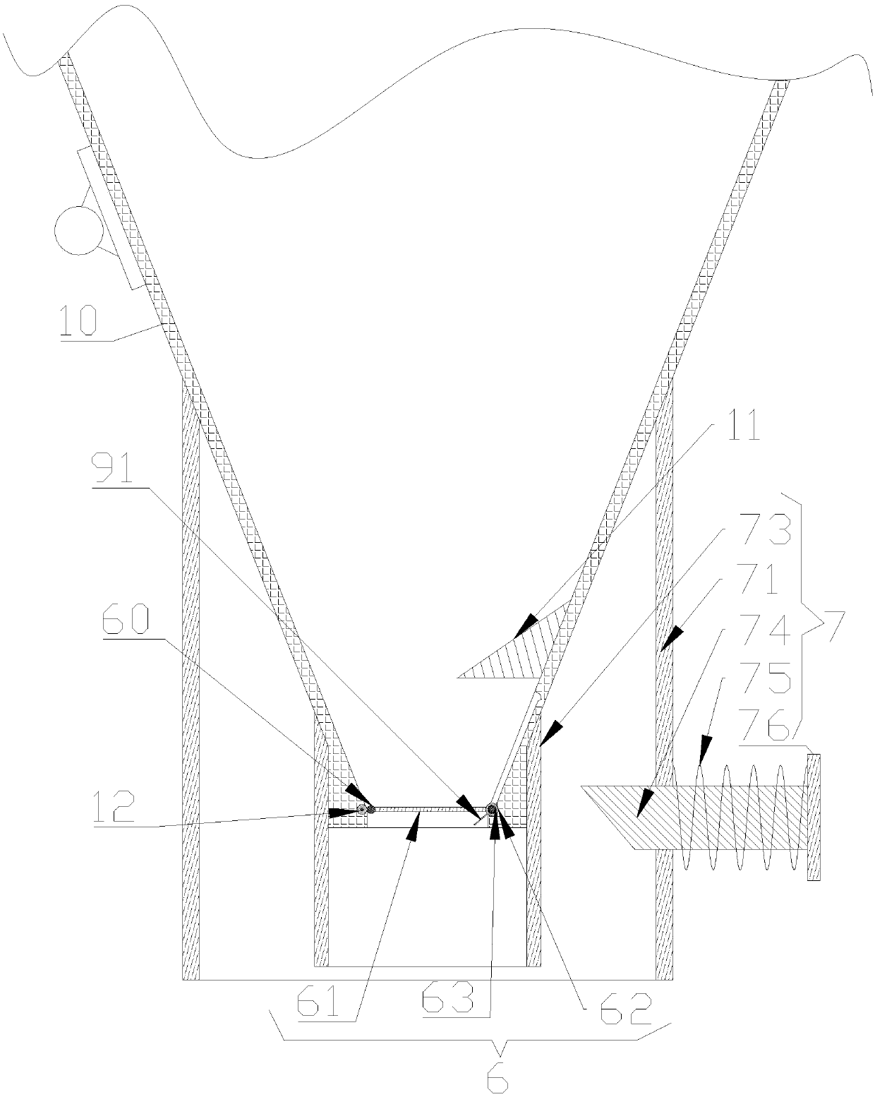 Ultra-high-temperature and ultra-low-emission pulse dust collector