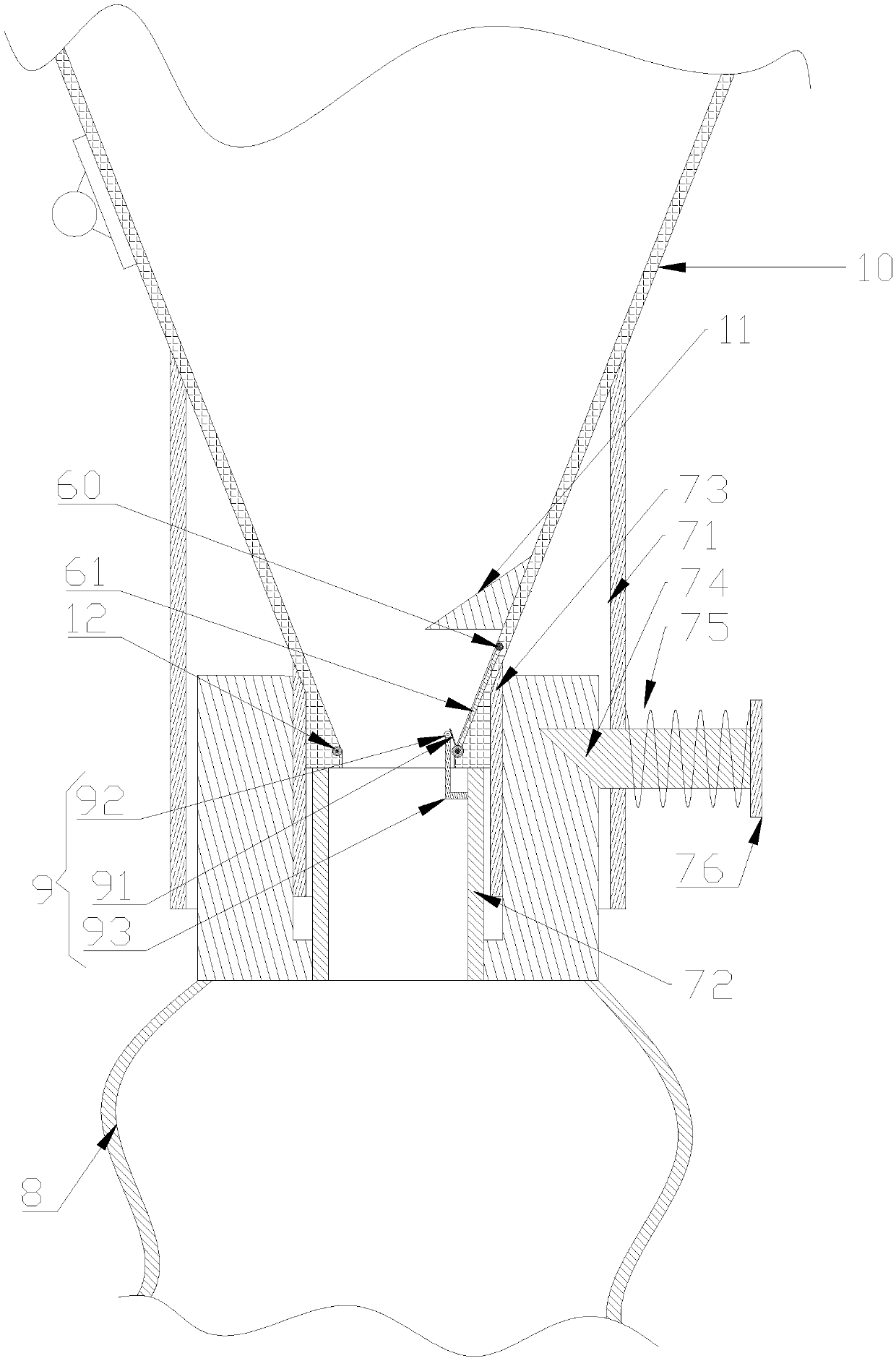 Ultra-high-temperature and ultra-low-emission pulse dust collector