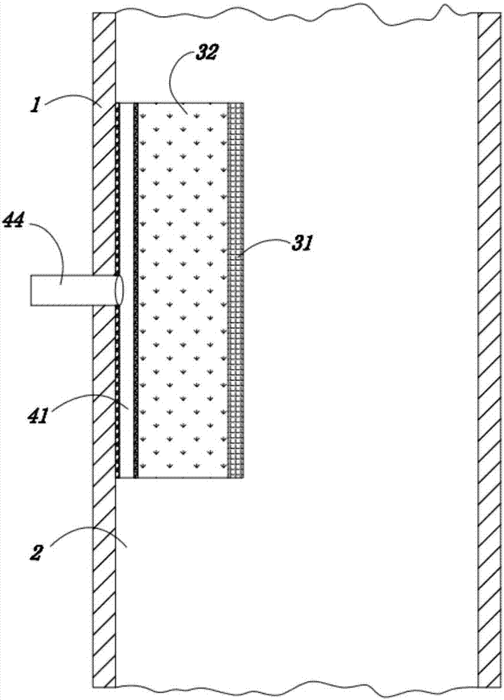 Technological wetland bank filtration system for treatment of black and odorous rivers