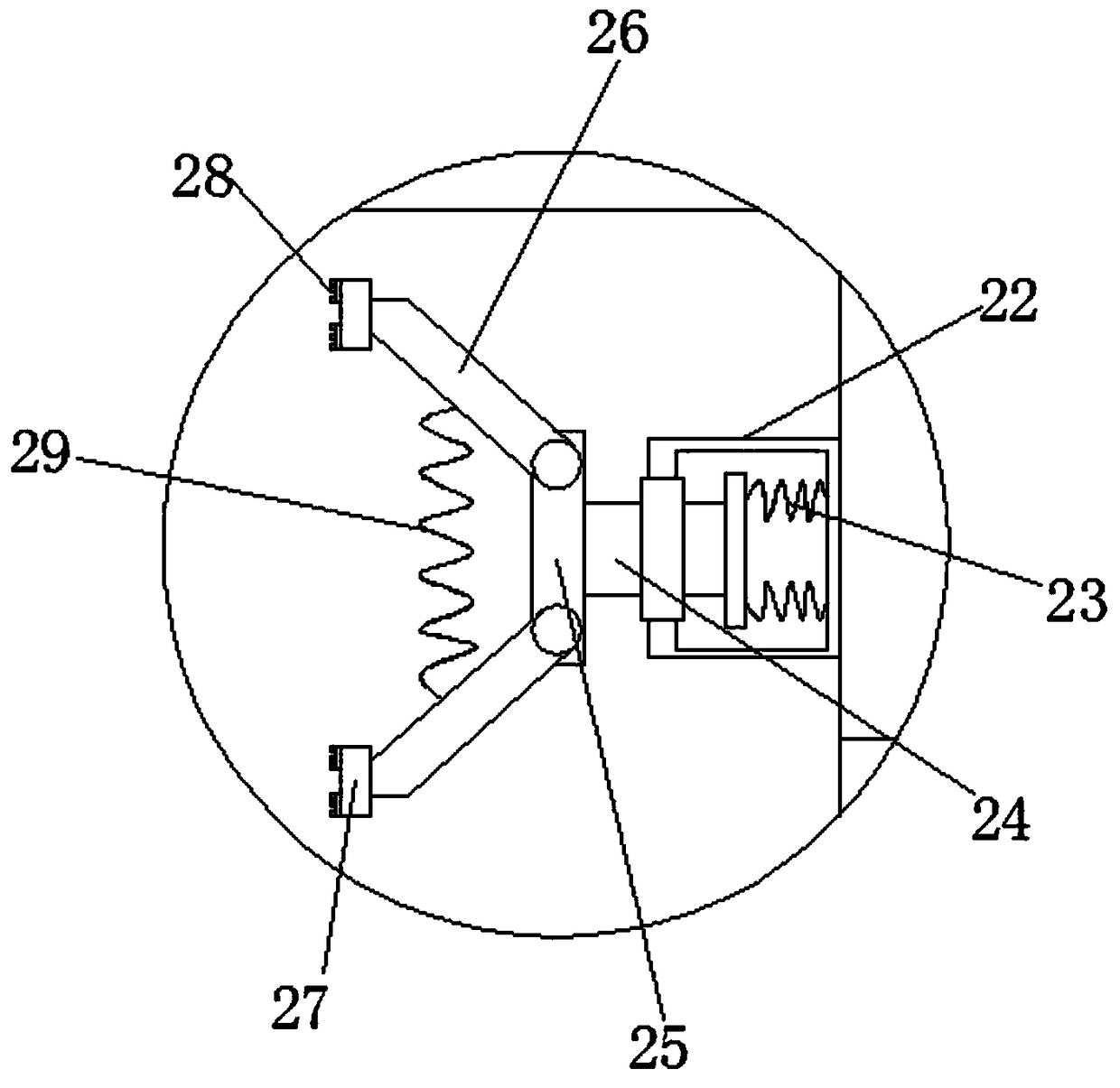 Fixture for new energy automobile parts