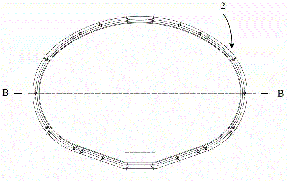 Swing type water-cooled vacuum plug-in valve and valve core assembly