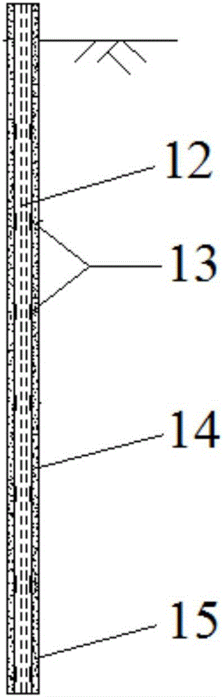 Indoor testing device for simulating grouting pile end post-grouting and testing method