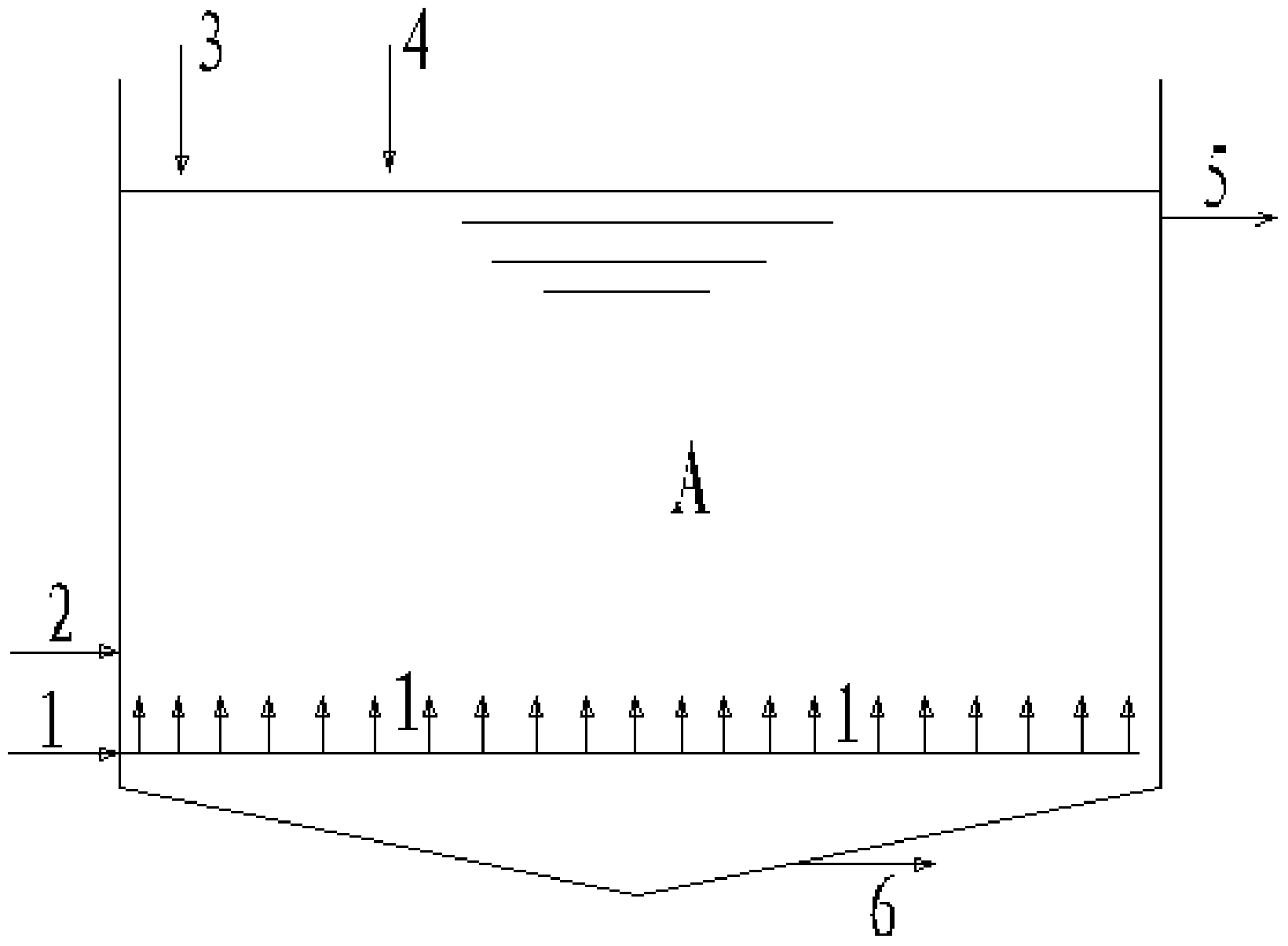 Method for removing total phosphorus in waste water through chemical/biological reaction synergistic effect