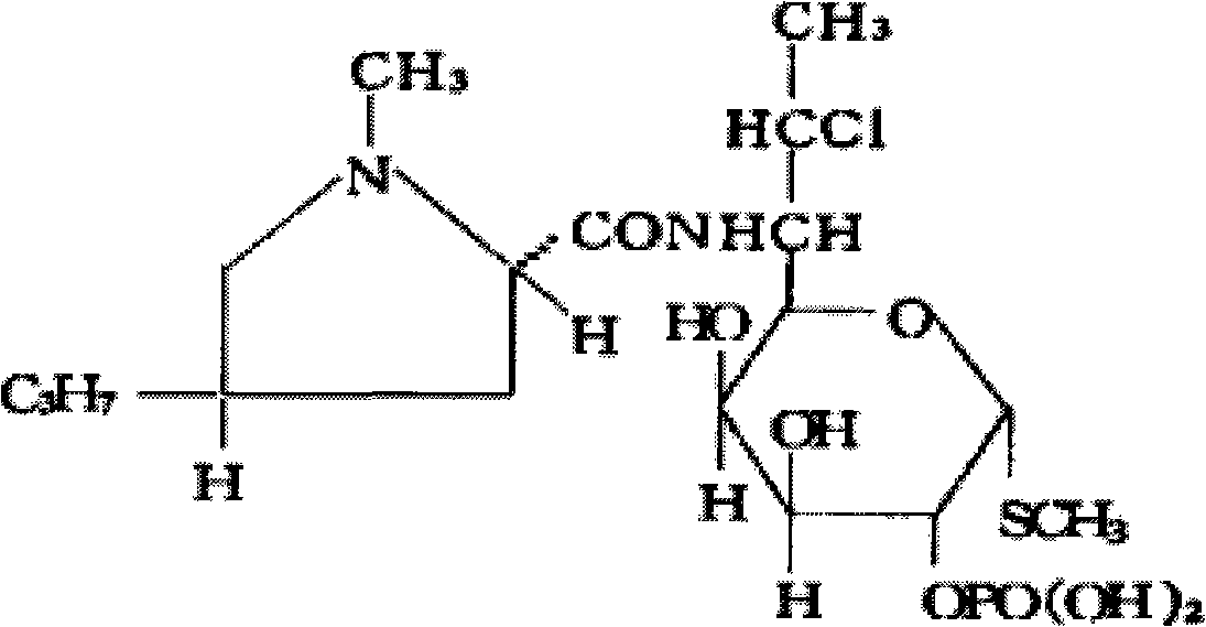 Preparation method of clindamycin phosphate powder for injection