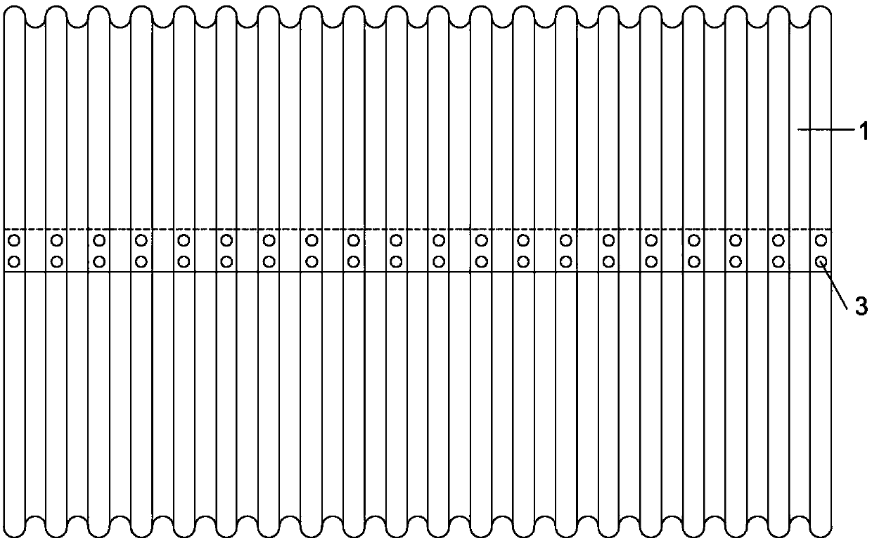 Steel-FRP (fiber reinforced plastic) composite corrugated plate tunnel supporting method