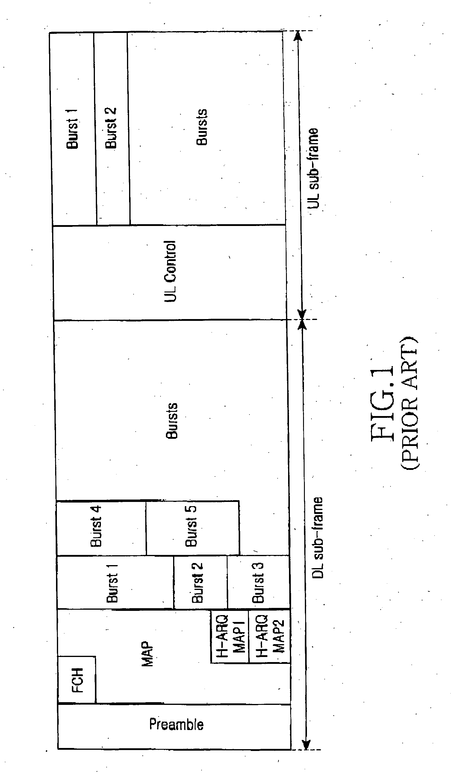 Method and system for indicating data burst allocation in a wireless communication system