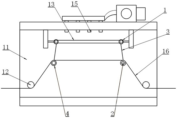 A textile printing and dyeing drying equipment with auxiliary heating function