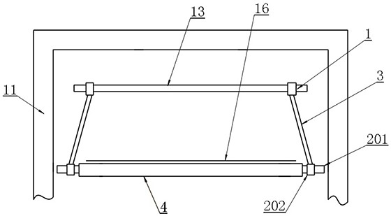 A textile printing and dyeing drying equipment with auxiliary heating function