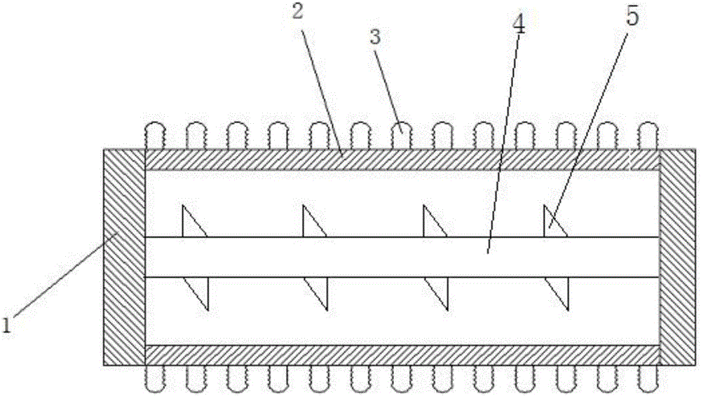 Threshing roller of threshing machine