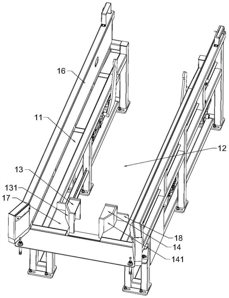 Green tire vehicle transplanting device