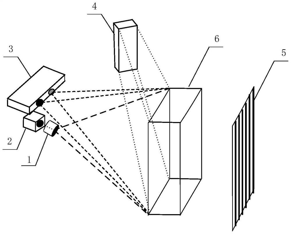 System and method for simultaneous detection of three-dimensional surface and thickness distribution of transparent materials