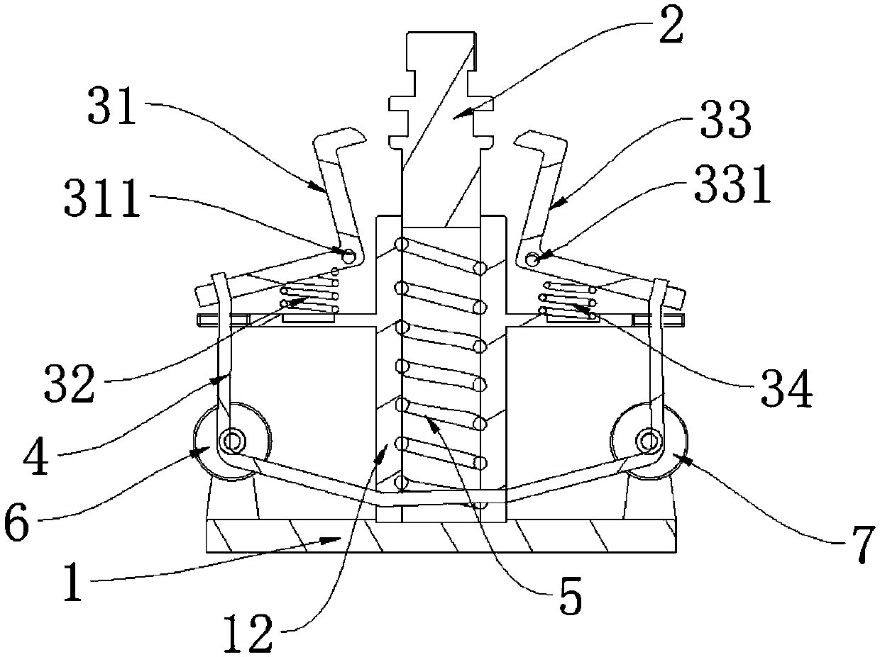 Locking and releasing structure driven by shape memory alloy strip